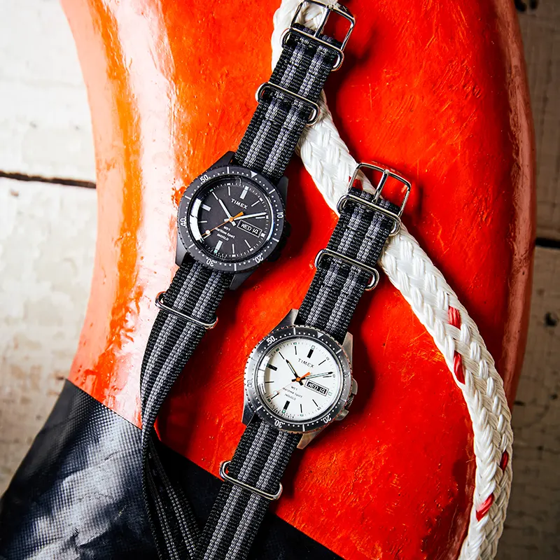 Timex X Todd Snyder White Dial Three Hand Men's Watch- TW2R83400